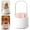 Pink, variant on Makeup Brush Holder Organizer with Dustproof Lid 360° Rotatable Cosmetics Make up Brush Storage for Dresser, Bathroom, Vanity or Makeup Room (White)