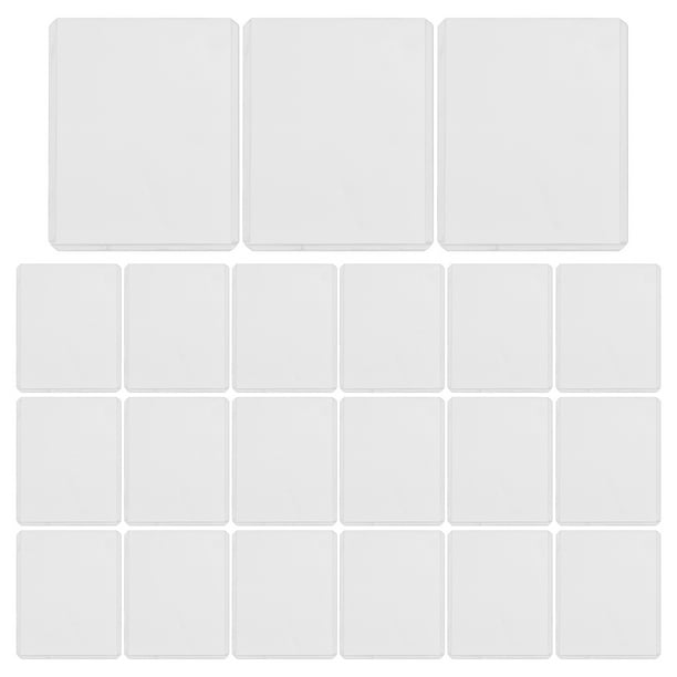 GOOHOCHY 25 fundas para cartas coleccionables, fundas rígidas para cartas, fundas protectoras para cartas.
