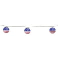 thumbnail image 6 of Northlight American Flag Paper Lantern Patriotic Patio Lights - 8.5' - White Wire - 10ct, 6 of 8