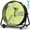 green, variant on Osoeri 24 inch Industrial Drum Fan, 3 Speed 9460 CFM Heavy Duty Metal Cooling Floor Fan , 360° Tilt for Shop Outdoor, Patio, Warehouse, Commercial, Basement High Speed Fan-Blue