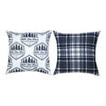 thumbnail image 3 of Plaid Holidays Nick Tree Farm Climaweave Pillow 18" Indoor/Outdoor, 3 of 3
