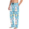 thumbnail image 2 of FORMRS Mens Pajama Pants with Pockets Soft Cotton Sleepwear Lounge Bottoms, Sizes S-2XL, Easter Bunny Pattern, 2 of 7