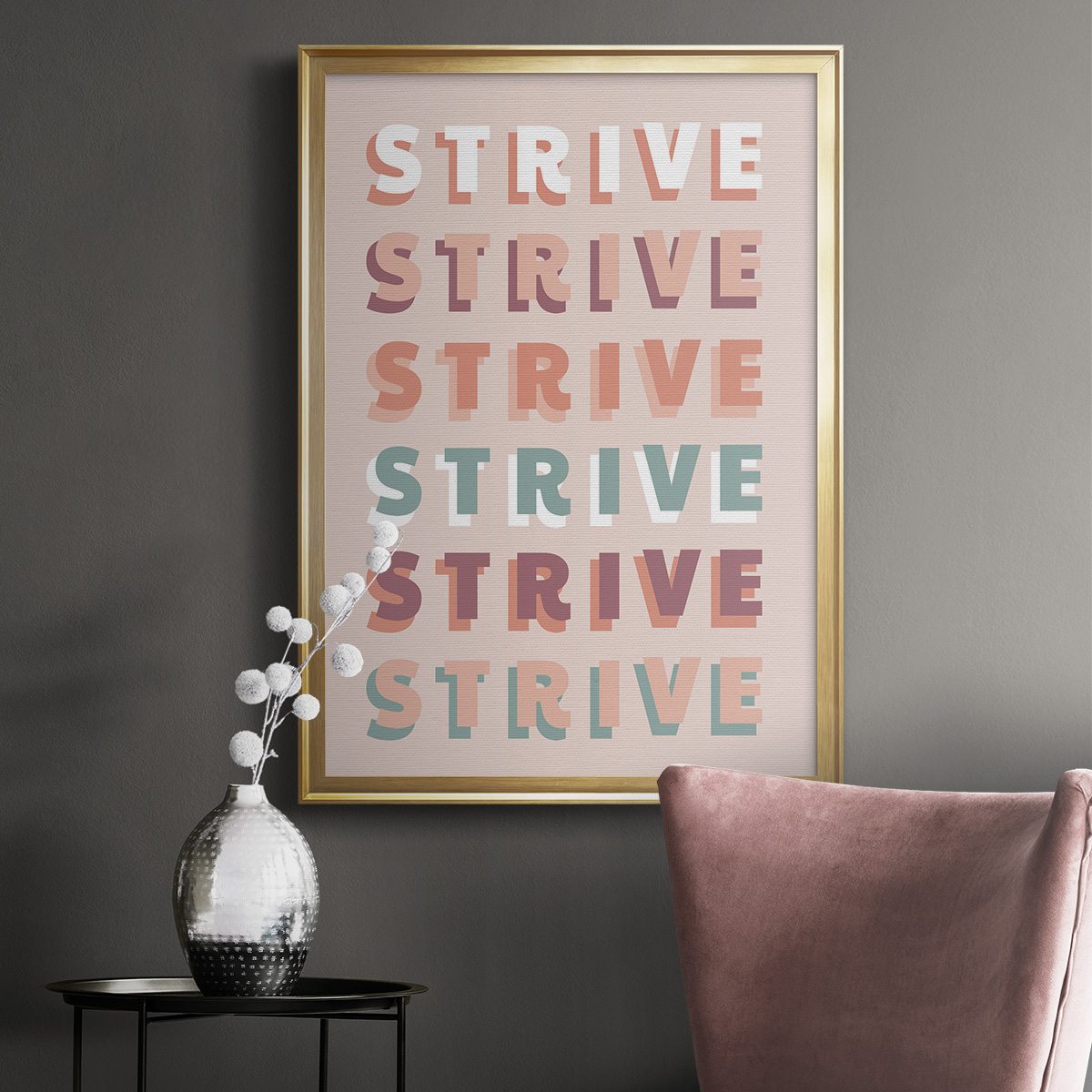 Strive Premium Framed Print - Ready to Hang