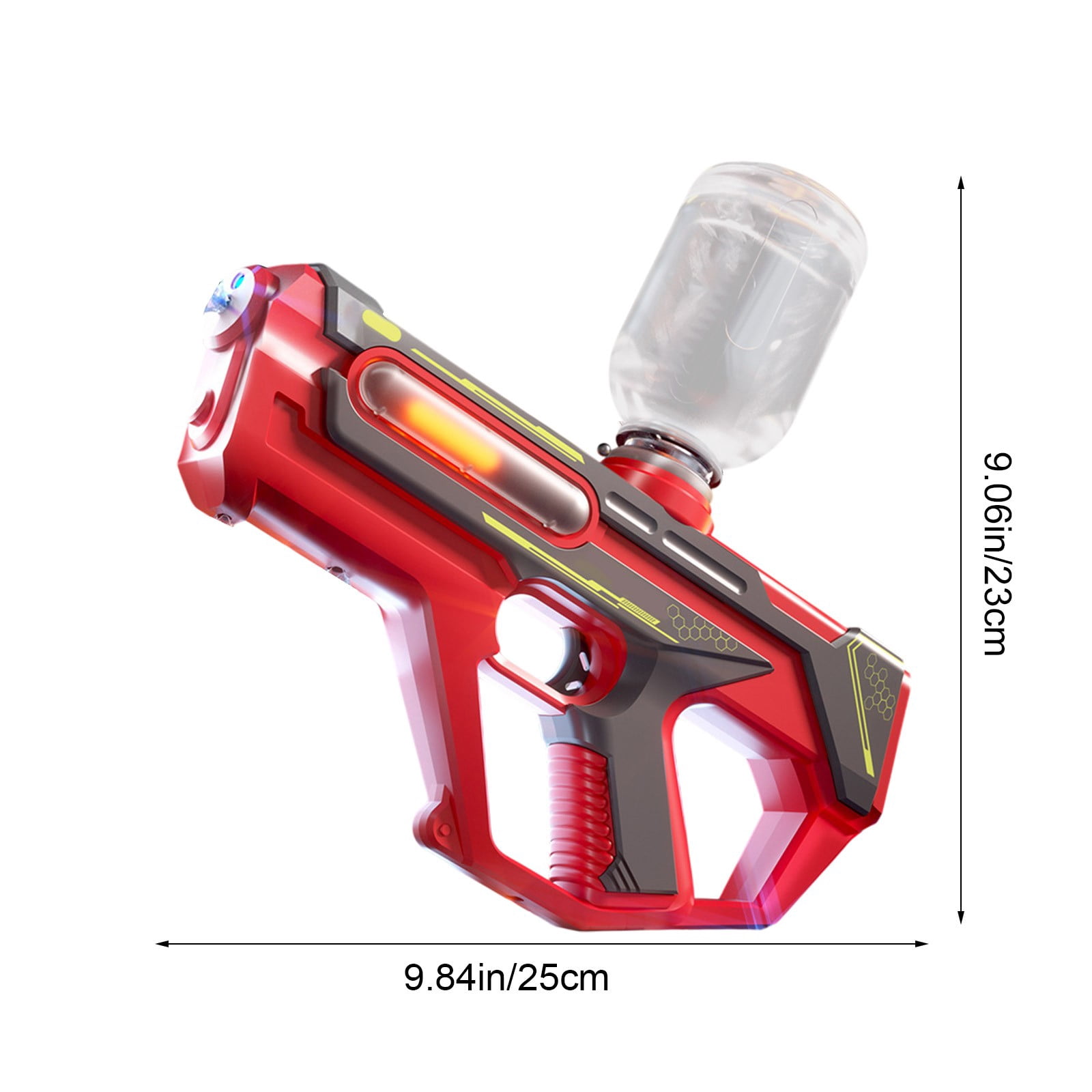 Dual Function Water Blaster Gun with High Capacity Refillable Water Tank, Line and Arc Spray Modes for Outdoor Water Games, Beach Activities, Pool Splashing and Summer Water Battles Fun