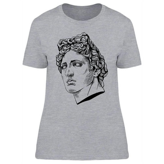 Bust Of Apollo Design T-Shirt Women -Image by Shutterstock, Female x-Large