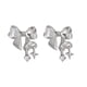 thumbnail image 5 of Pendientes de botón con forma de estrella de mango y lazo de circonita, estilo elegante, ligeros, de lujo, de alta calidad, 5 of 5