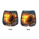 thumbnail image 3 of Balery Sunset Coast Sunflower Pantalones cortos deportivos para mujer con forro y dos bolsillos, elásticos, para entrenamiento, gimnasio, yoga-XX-Large, 3 of 7