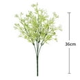 thumbnail image 5 of opvise Artificial Flower Waterproof Everlasting Plastic DIY Flower Arrangements Artificial Plant for Home Green, 5 of 8