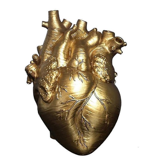 Jarrón anatómico con forma de corazón, maceta nórdica para arte corporal, jarrón S