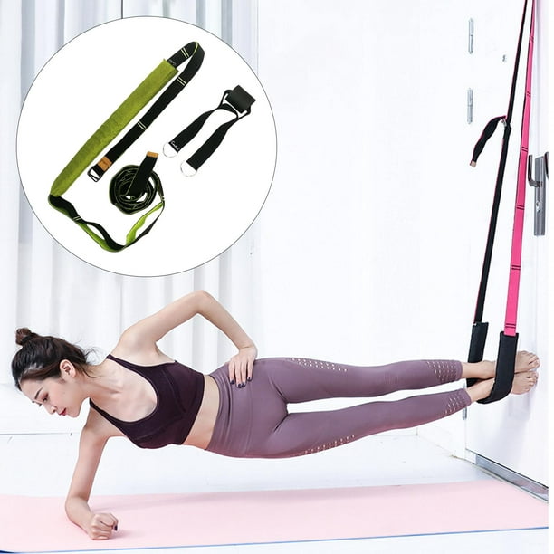 Leg Extension Strap Fitness Flexibility Trainer for Ballet Gymnastics green