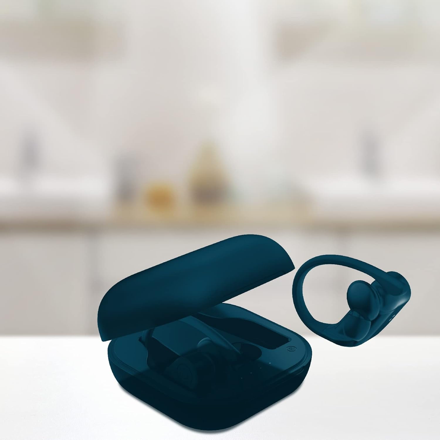 COBY True Sport Wireless Earbuds with Playback Controls, Bluetooth Earbuds for Phones & iPads, Blue