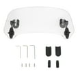 thumbnail image 1 of Wind Deflector for Motorbike Abs 1 Set 14.15X5.97X0.63In Transparent, 1 of 9
