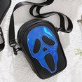 thumbnail image 2 of Bolso Hombro Unisex Con Bolso Cruzado Con Calavera Halloween (azul), 2 of 6
