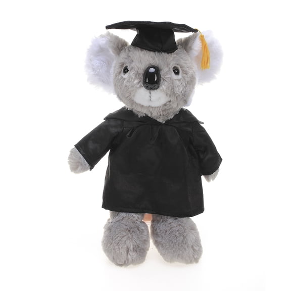 Made by Aliens Koala Plush Stuffed Animal Toys Present Gifts for Graduation Day, Personalized Text, Name or Your School Logo on Gown, Best for Any Grad School Kids  12 Inch