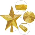 thumbnail image 2 of Bienvenido 3 piezas de 10 pulgadas con purpurina para la parte superior del árbol de Navidad, estrella de plástico para la decoración del árbol de Navidad, 2 of 7