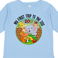 thumbnail image 4 of Inktastic First Trip to the Zoo Boys or Girls Long Sleeve Toddler T-Shirt, 4 of 5