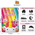 thumbnail image 2 of Franco Kids Bedding Super Soft Plush Microfiber Blanket, Twin/Full Size 62" x 90", Fluffy Unicorn, 2 of 7