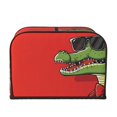 thumbnail image 2 of Honeii Cool Crocodile With Sunglasses Print 4 slice Toaster Cover, Two Slice Toaster Dust-proof Cover For Kitchen Small Appliance and Fingerprint Protection, 2 of 7