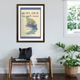 thumbnail image 3 of Art.com Moby Dick or The White Whale Art Print, Brown Frame Wall Art, 32" x 44", 3 of 5