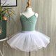 thumbnail image 4 of Falda de baile para niños Falda de malla de media longitud Falda de ballet con tutú de cuatro capas Falda de baile de actuación de seis días, 4 of 4