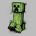 thumbnail image 2 of Men's Minecraft Graffiti Creeper  Graphic T-Shirt, 2 of 3