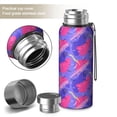thumbnail image 2 of Modern 20oz Stainless Steel Thermal Bottle with Tea Filter and Cup Lid, Vacuum Insulated Coffee Mug with 316L Inner Liner, Leakproof Travel Thermos for Office, Commute & Outdoor, 2 of 7