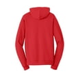 thumbnail image 6 of Port & Company Fan Favorite Fleece Full Zip Hooded Sweatshirt-L (Bright Red), 6 of 6