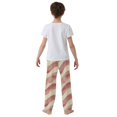 thumbnail image 4 of FORMRS Boys Pajama Pants with Pockets Size 6-8Y Kids Lounge Sleep Bottoms, Soft Pink Pattern, 4 of 8