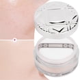 thumbnail image 3 of Polvos fijadores de maquillaje, polvos sueltos con control de aceite y acabado mate, polvos cosméticos para el rostro, color blanco marfil, 3 of 15