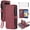 Red, variant on Asuwish Kickstand Hard Shell Wallet Cell Phone Case with Tempered Glass Screen Protector for Samsung Galaxy Note 9, Red