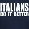 thumbnail image 3 of CafePress - Italians Do It Better Women's Dark T Shirt - Women's Traditional Fit Dark T-Shirt, 3 of 4