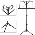thumbnail image 3 of Performance Stand with Enhanced Stability, Portable Foldable & Carrying Bag Included, For School Bands and Choirs (Black), 3 of 4