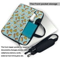 thumbnail image 2 of Lsque Hot Dog Pizza Pattern Laptop Bag – Portable & Slim Single-Shoulder Computer Case with Adjustable Strap, Protective, Lightweight for 13”/14”/15.6” Laptops, 2 of 8