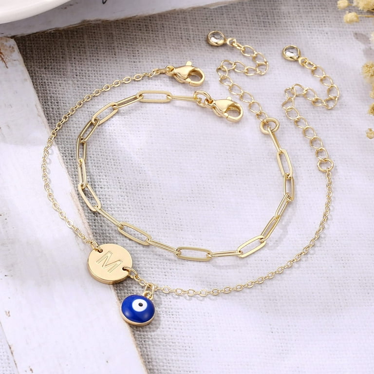 Evil eye store dainty bracelet