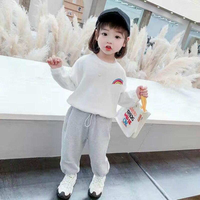 Bebe Vetements Ensemble Tenues Enfants Survetements Pour Filles Garcon Pull Sweat Enfants Outwear Enfant Pantalon Ensembles Casual Sportswear Walmart