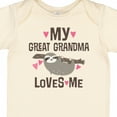 thumbnail image 4 of Inktastic My Great Grandma Loves Me Girls Baby Bodysuit, 4 of 5