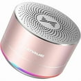 thumbnail image 1 of wonima11 A2 Portable Wireless Bluetooth Speaker with Lights and Lanyard,5W Mini Small Metal Speakers Bluetooth 5.0/Aux-in for iPhone Android Home Outdoor, Gifts for Women/Girls, 1 of 1