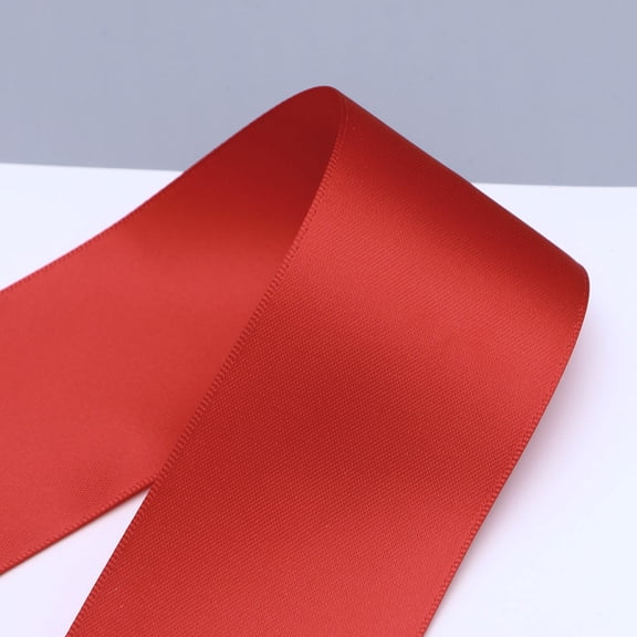YUYUETIME DIY Red Satin Ribbon for Wedding Invitations and Party Decor