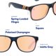 thumbnail image 5 of Gafas de sol polarizadas Blenders Eyewear M Class X2 para mujer, 5 of 8