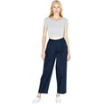 thumbnail image 5 of American Apparel Women's Twill Pleated Pant, Navy, 29W/27L, 5 of 6