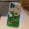 3D No 5 Bow Goodluck Bling Rose Diamonds Chain Phone Case For Iphone 3d-no-5-bow-goodluck-bling-rose-diamonds-chain-phone-case-for-iphone