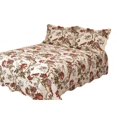 thumbnail image 1 of Patch Magic QKFIOR Pinson Verger Roi Courtepointe avec 3 Pièces Coussins Ensemble de Shams, 1 of 1