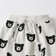 thumbnail image 6 of Toddler Baby Boy Clothes Bear Style Long Sleeve Cotton Tops and Long Pants Set Fall Sweatsuits Outfits Gray 6-9 Months, 6 of 6