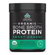 Ancient Nutrition, Organic Bone Broth Protein, Sweet Greens, 476G