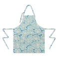 thumbnail image 2 of Daisy Flower Pattern Apron-Garden Aprons for Women with Pockets-Cotton Linen Waterproof Kitchen Cooking Gardening Aprons Adjustable for Kitchen,Cooking,BBQ and Salon 33x27 Inch, 2 of 7