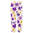 thumbnail image 4 of kaondbfi Summer Linen Pants for Women Wide Leg Pants Loose Pants Pants with and Pockets Casual Pants for Women, 4 of 9