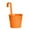 Orange, variant on 100Fens Color Flower Bucket Tin Hanging Bucket Green Plant Flower Container Home Balcony Hanging Bucket
