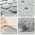 thumbnail image 4 of New Practical Shower Laundry Room Living Room Shower Mat Absorbent Bathroom Accessory Curved Shower Soft Washable, 4 of 11