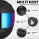 thumbnail image 5 of Casco de moto Auboa Full Face MD-813 Matte Black DOT, 5 of 9