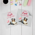 thumbnail image 3 of Every Fart is Love Note Australian Shepherd Guilty Face Happy Valentine's Cutout Transfer Sticker Aussie Dog Lover Gifts Transparent Decal Art Decor - 01016, 3 of 5